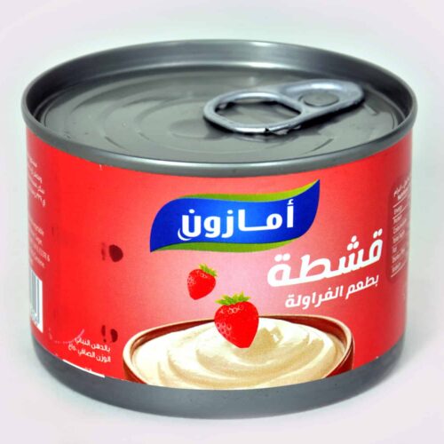 كريمة قشطة بنكهة الفراولة