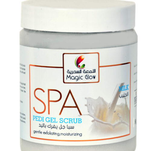 مقشر جل القدمين بالحليب